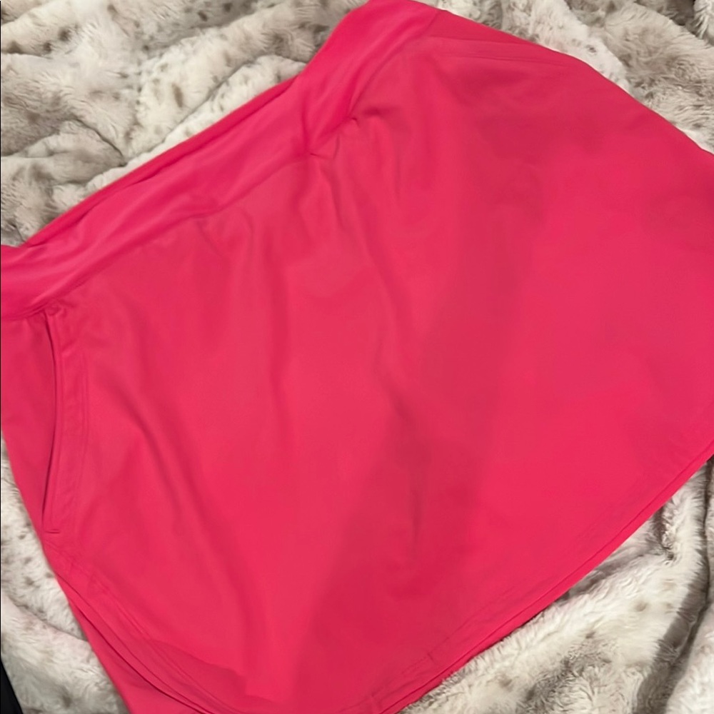 Lands End Vibrant Pink Skort
